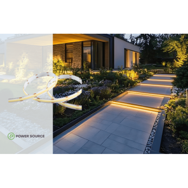 Weather & Sun-Resistant Outdoor LED Strips for Garden Pathway Lights 