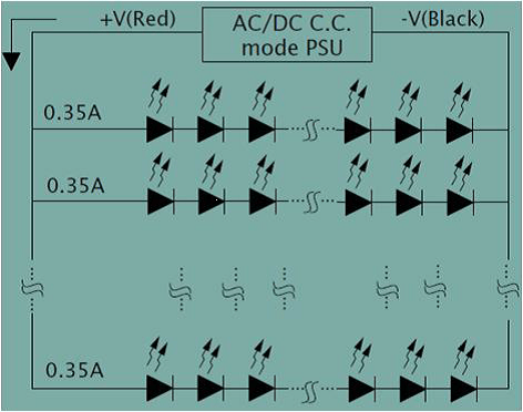 constant current LEDs connected in parallel