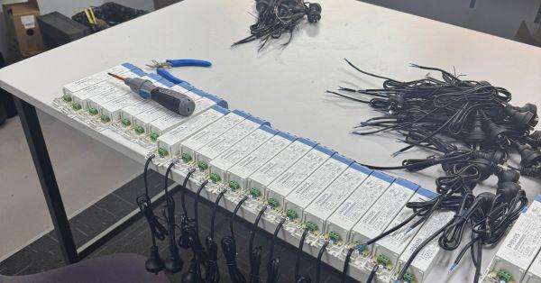 Fitting AC mains cords to Philips LED Drivers