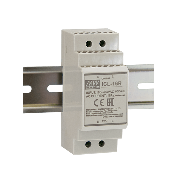 MEAN WELL ICL-16R inrush current limiter DIN rail mount type