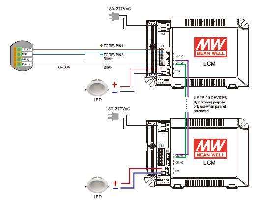Mean Well PIR-045 wiring diagram