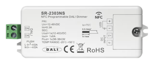 Sunricher SR-2303NS NFC Programmable DALI-2 Dimmer
