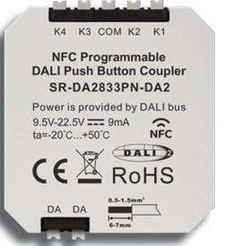 Sunricher SR-DA2833PN-DA2 NFC programmable Push to DALI-2 Coupler